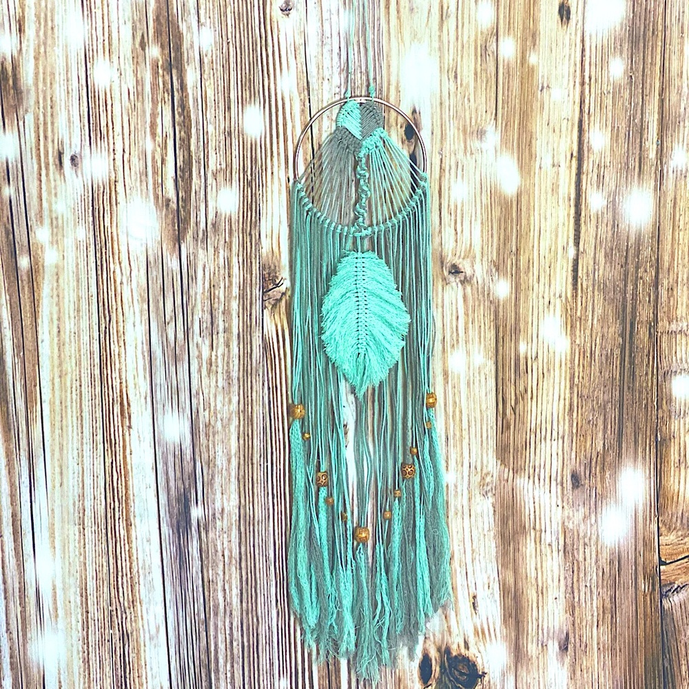 Boho macrame wall deco!!